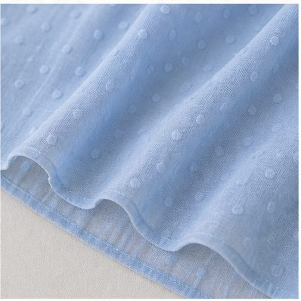 Blue Ruffle Blouse - Picture 6 of 6